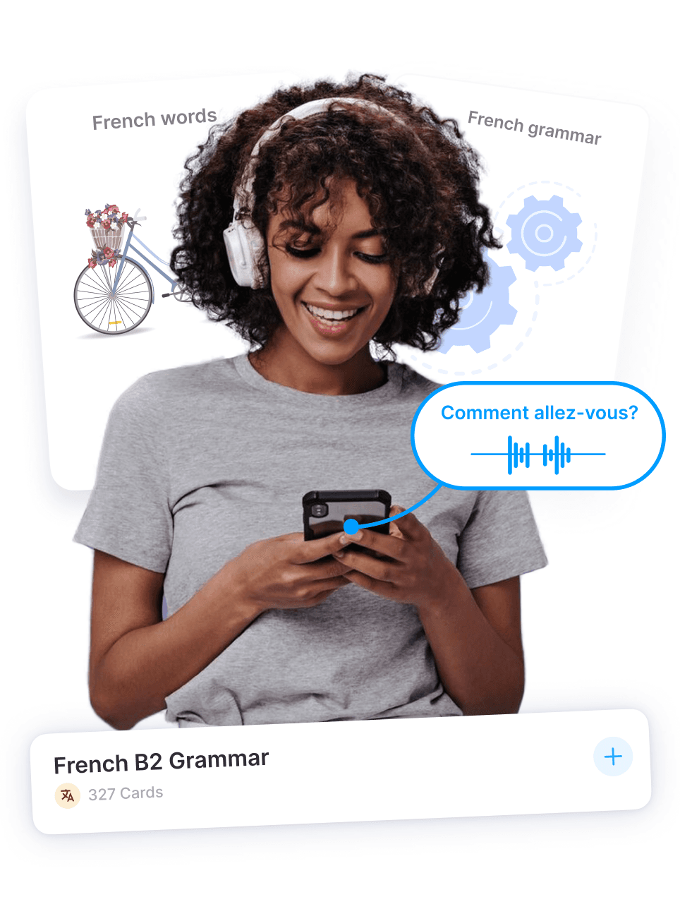 Noji Flashcards for French Learners