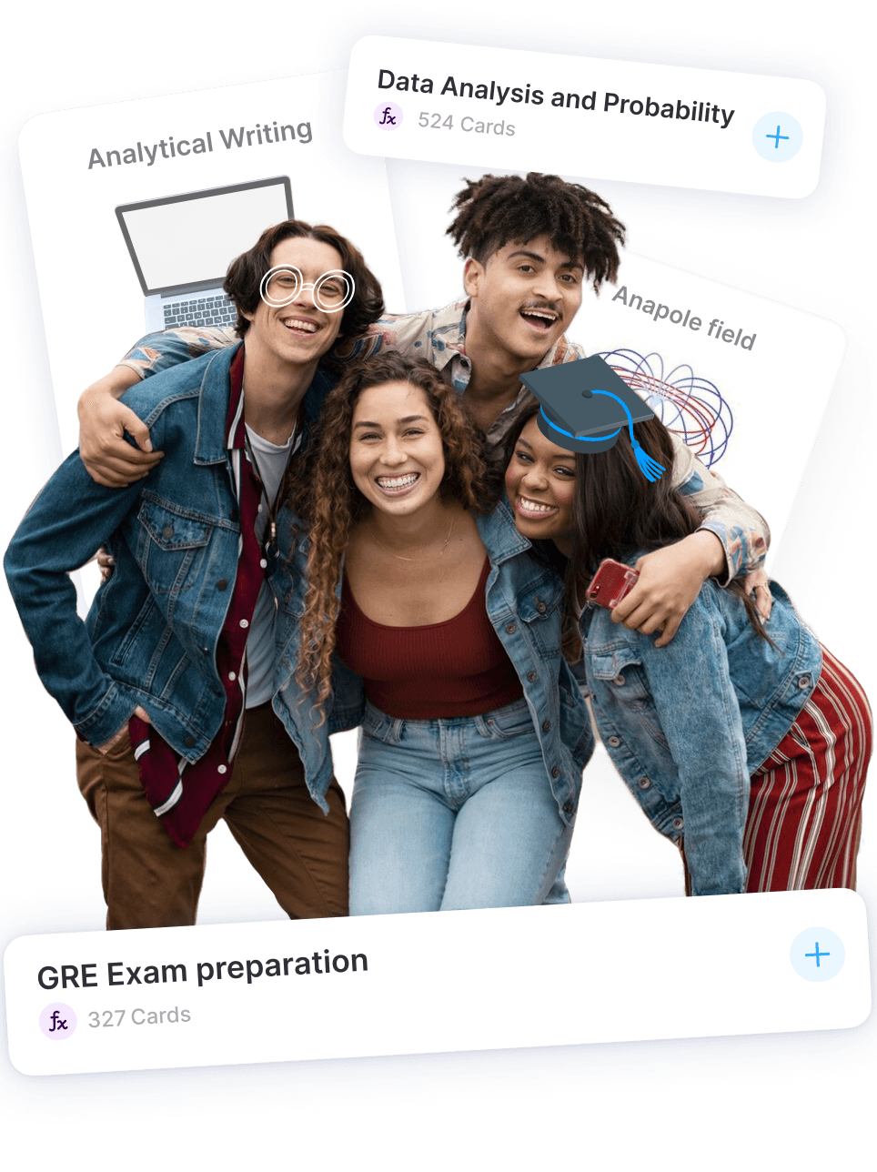 Noji Flashcards for GRE Exam