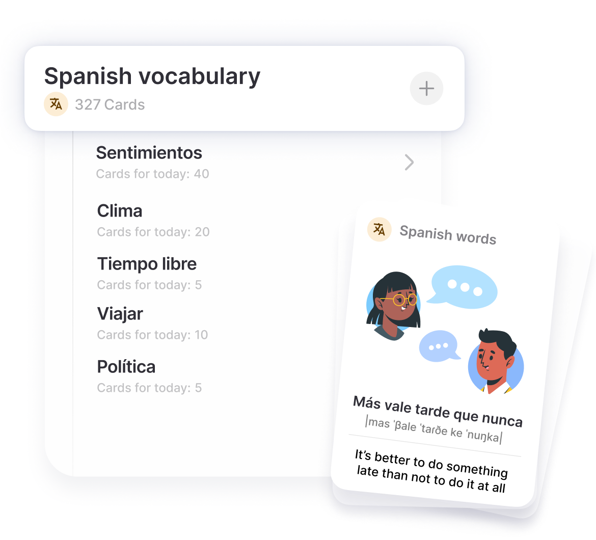 All Your Spanish Vocabulary in One Place